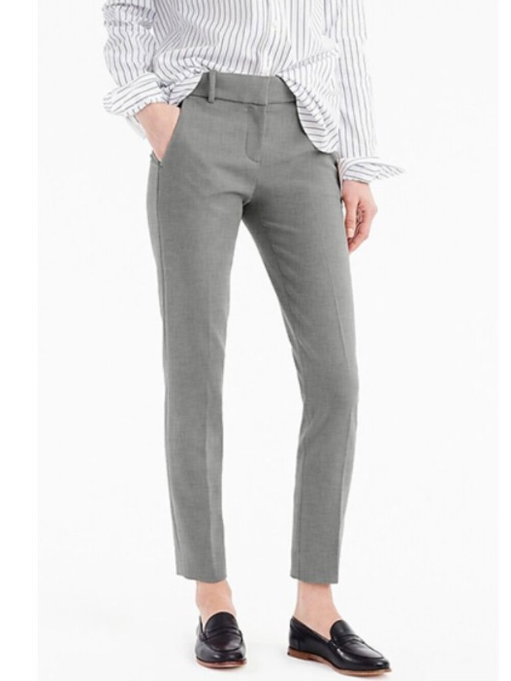 J.Crew Cameron Pant Four-Season Stretch Gray Size 4